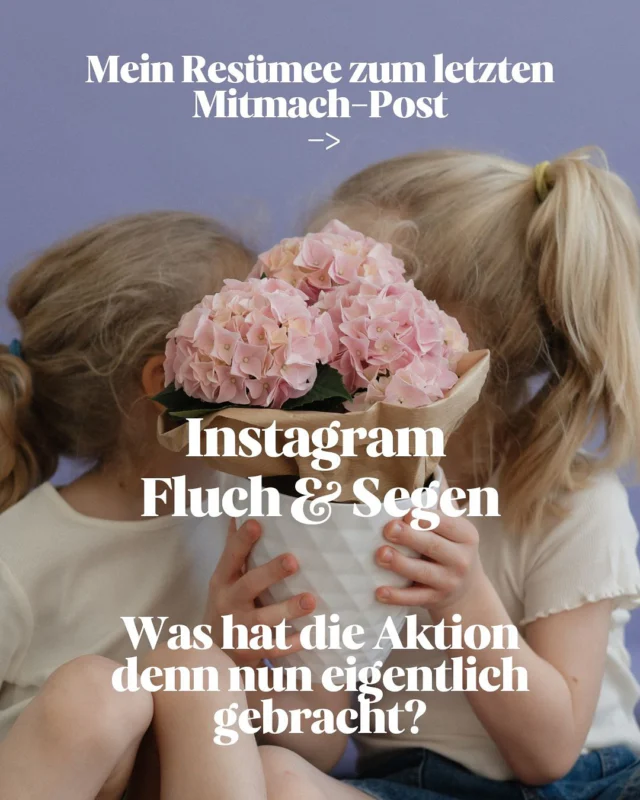 INSTAGRAM FLUCH & SEGEN

Was hat die Aktion denn nun eigentlich gebracht?

Mein Resümee zum letzten Mitmach-Post 

1. Die Vielfalt zu sehen von so vielen verschiedenen Menschen und ihrer Arbeit oder Kunst. Neue Inspiration und die Bestätigung das es kein richtig oder falsch in der Fotografie, in der Kunst, in der Kreativität gibt. Die Individualität jedes einzelnen. Das sich zu vergleichen nur kontraproduktiv ist (einfacher gesagt als getan).

2. Neue Kontakte, positiver Austausch. 

3. Offene Worte und das Gefühl nicht allein zu sein. 

Für mich persönlich ist Instagram nicht das Nummer 1 Tool um Buchungen zu erhalten. Dafür nutze ich andere Mittel.
Ich nutze Instagram gerne zum Netzwerken und auch um Inspiration zu finden. Fühle aber dennoch die Ambivalenz, aber warum eigentlich? 
Warum nutzt du Instagram? Möchtest du ein Creator oder Consumer sein? Möchtest du in erster Linie Aufträge generieren ? Dann hilft sicherlich eine Strategie.
Möchtest du Inspiration sammeln und dich vernetzen? Dann vergiss nicht, dass Instagram dir doch Freude bereitet.

Ich möchte drei Dinge mit euch teilen, die den Umgang mit Insta leichter machen:

1. Speichere dir deine Lieblingsprofile ab, indem du sie als Favorit markierst.
2. Unterschätze deine Außenwirkung nicht. Es gibt so viele stille Mitleser*innen, bei denen du dennoch etwas hinterlässt. 
3. Warum postest du was? Was wäre denn, wenn du einfach nur das zeigst, teilst und drüber sprichst was dich wirklich bewegt? Ich bin davon überzeugt, dass man so viel eher die richtigen Menschen erreicht. 

Also was ist dein WARUM hier ? 
Lasst uns die Energie aus dem letzten Beitrag nutzen, um weiter im Austausch zu bleiben. 

#instagramalgorithm 
#together
#supporteachother 
#visibility 
#instagood